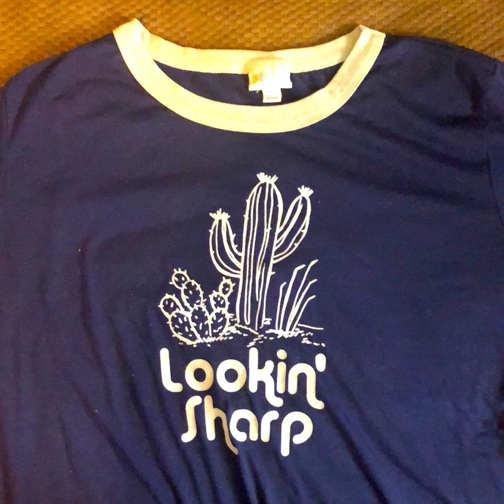 LuLaRoe Lookin’ Sharp Cactus T-Shirt
